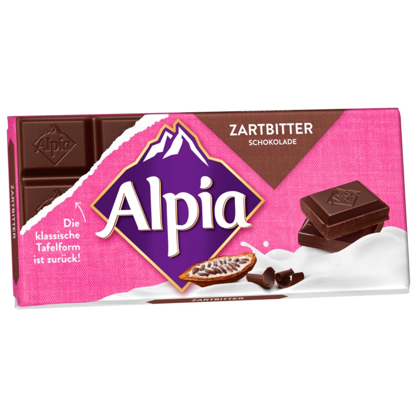 Alpia Schokolade Zartbitter 100g